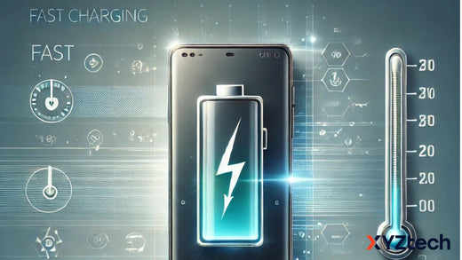 Fast charging a phone.