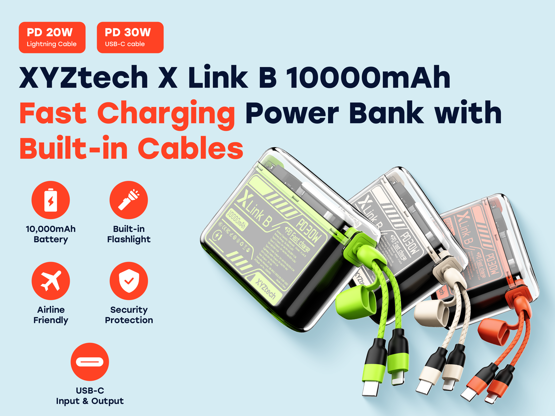 XYZtech X Link B Power Bank - 10000mAh