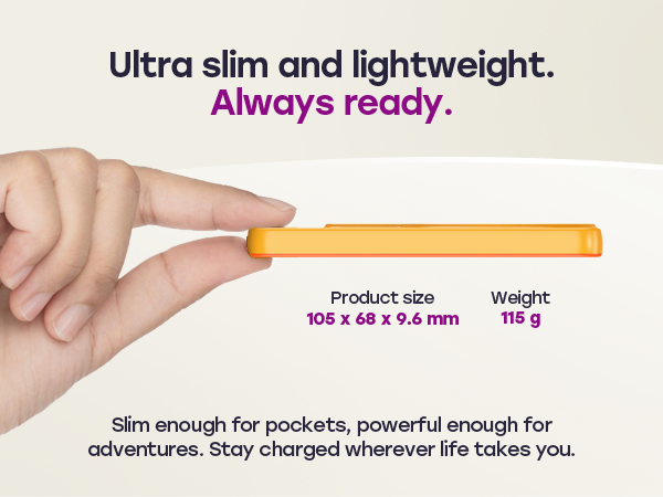 XYZtech X Slim B Wireless Power Bank - 5000mAh