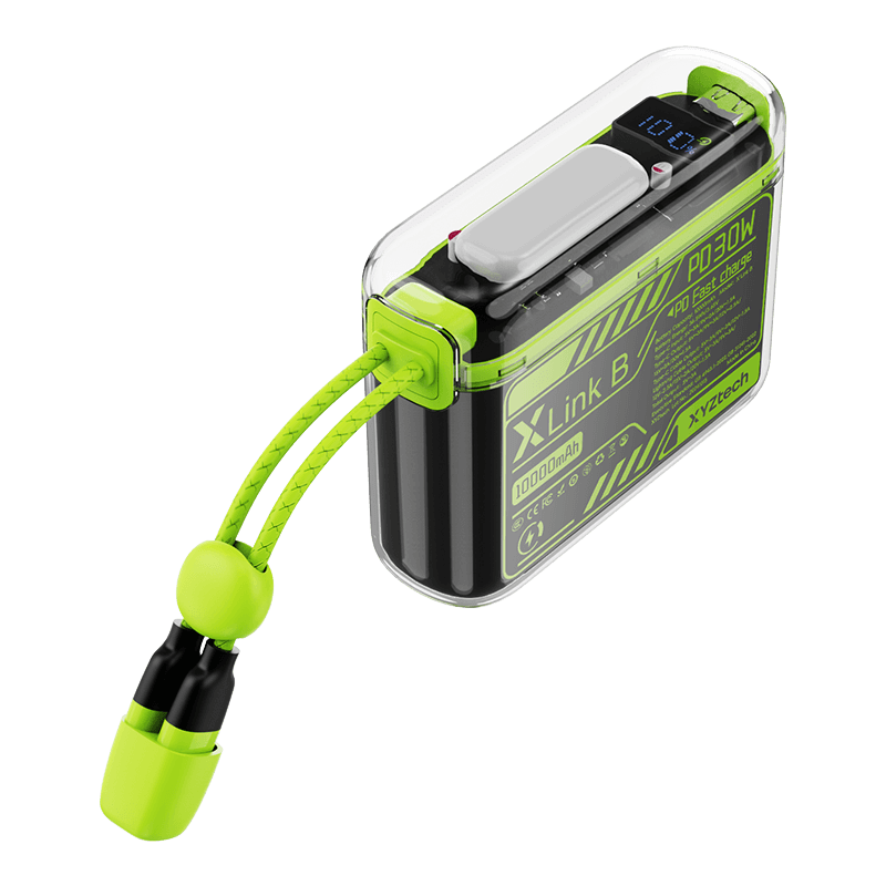 X Link B power bank in green color