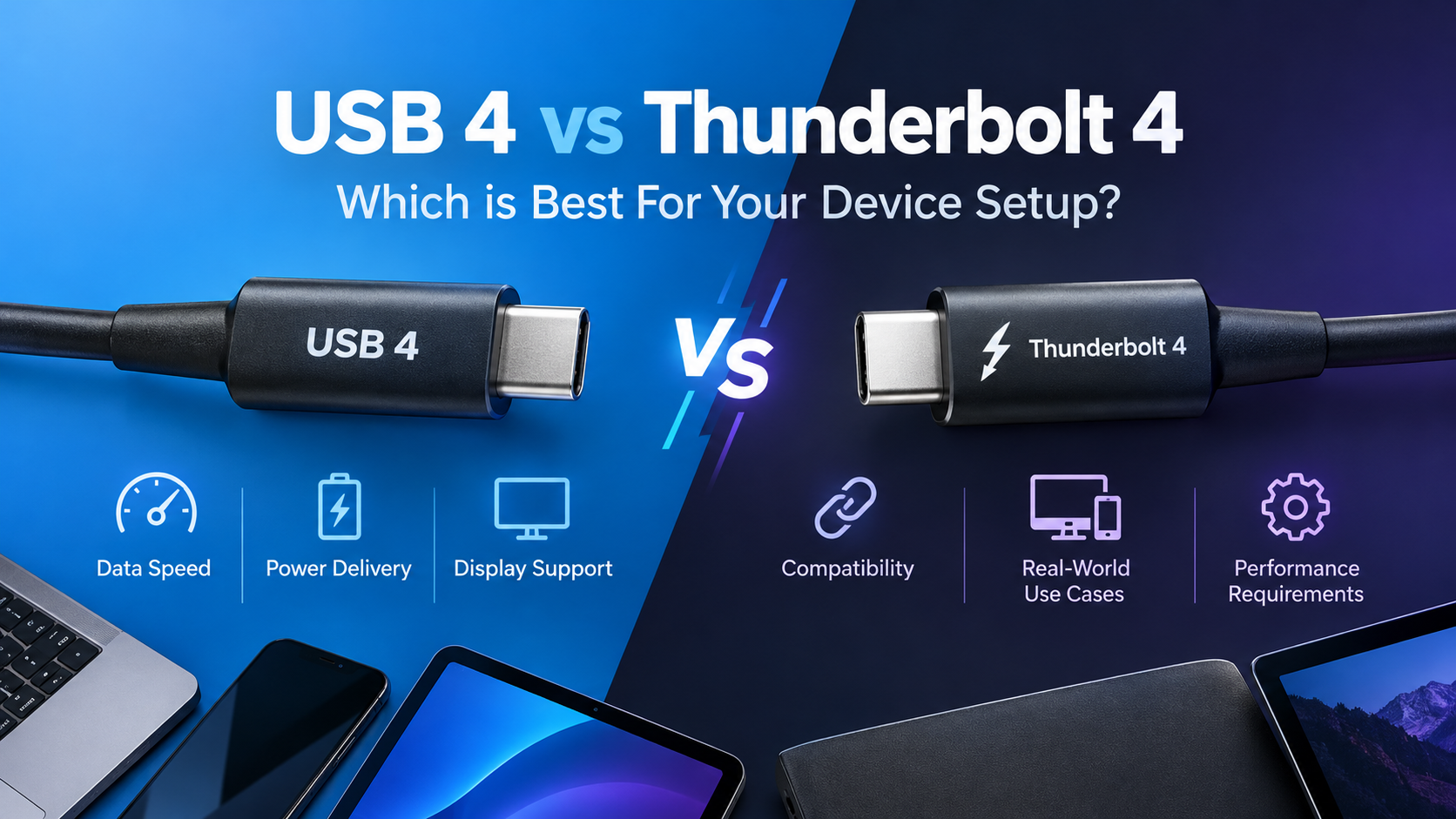 USB 4 vs Thunderbolt 4