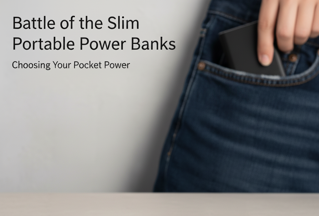 Battle of Slim Portable Power Banks: Choosing Your Pocket Power