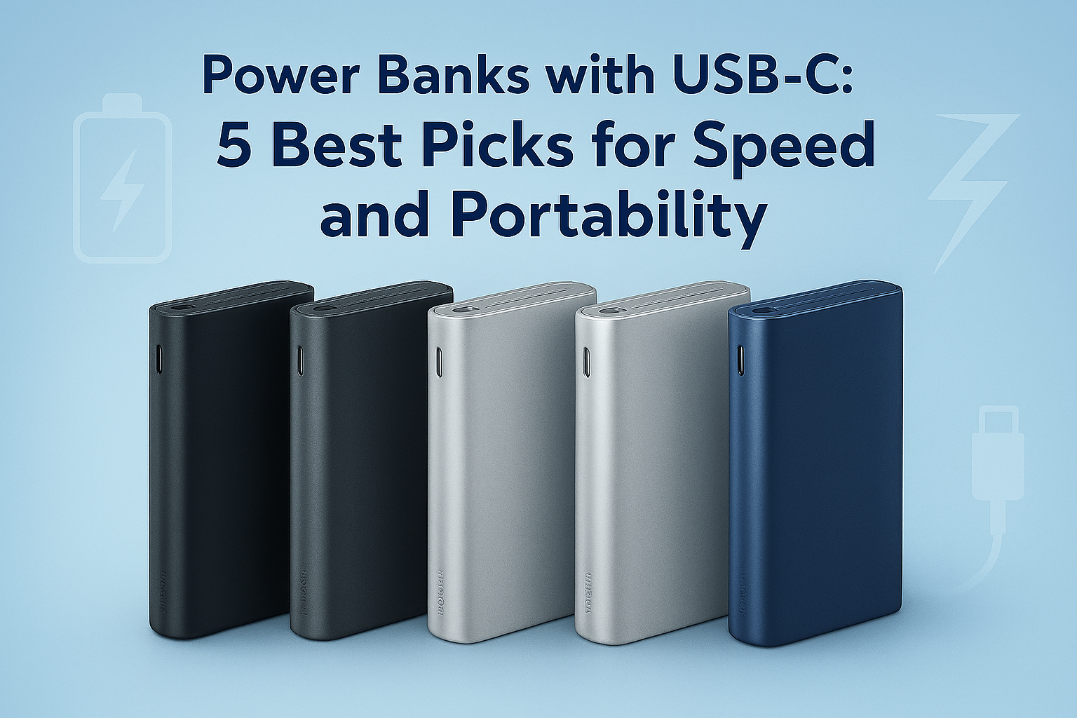 Power Banks With USB-C: 5 Best Picks for Speed and Portability