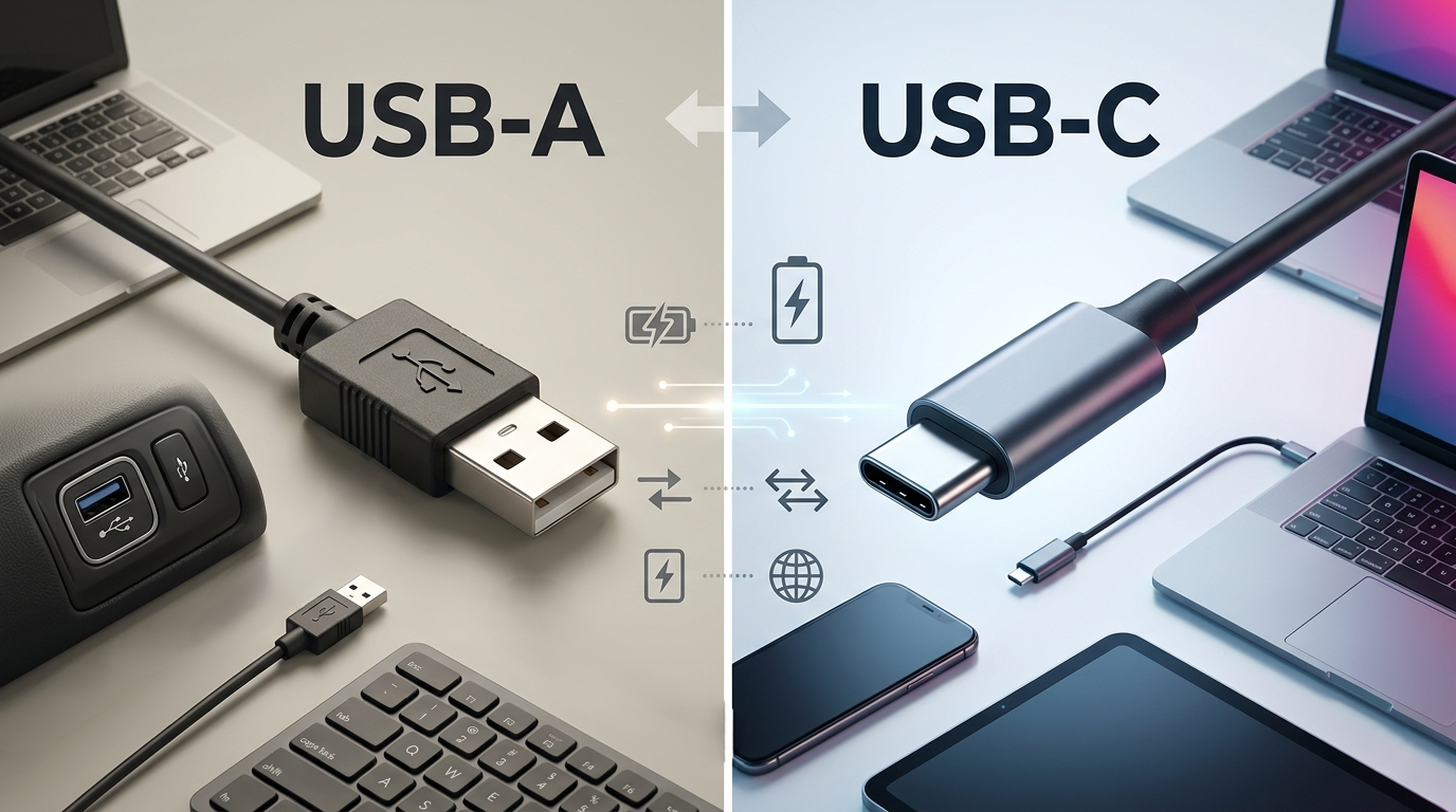 USB-A vs USB-C Difference