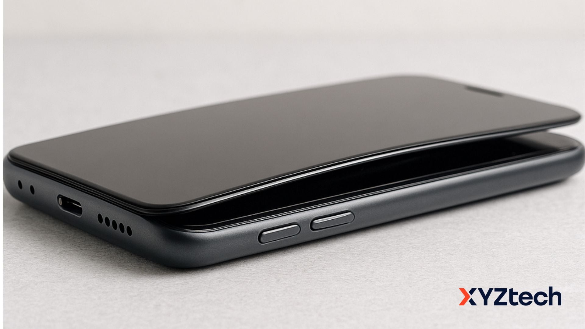 A phone with swollen battery.