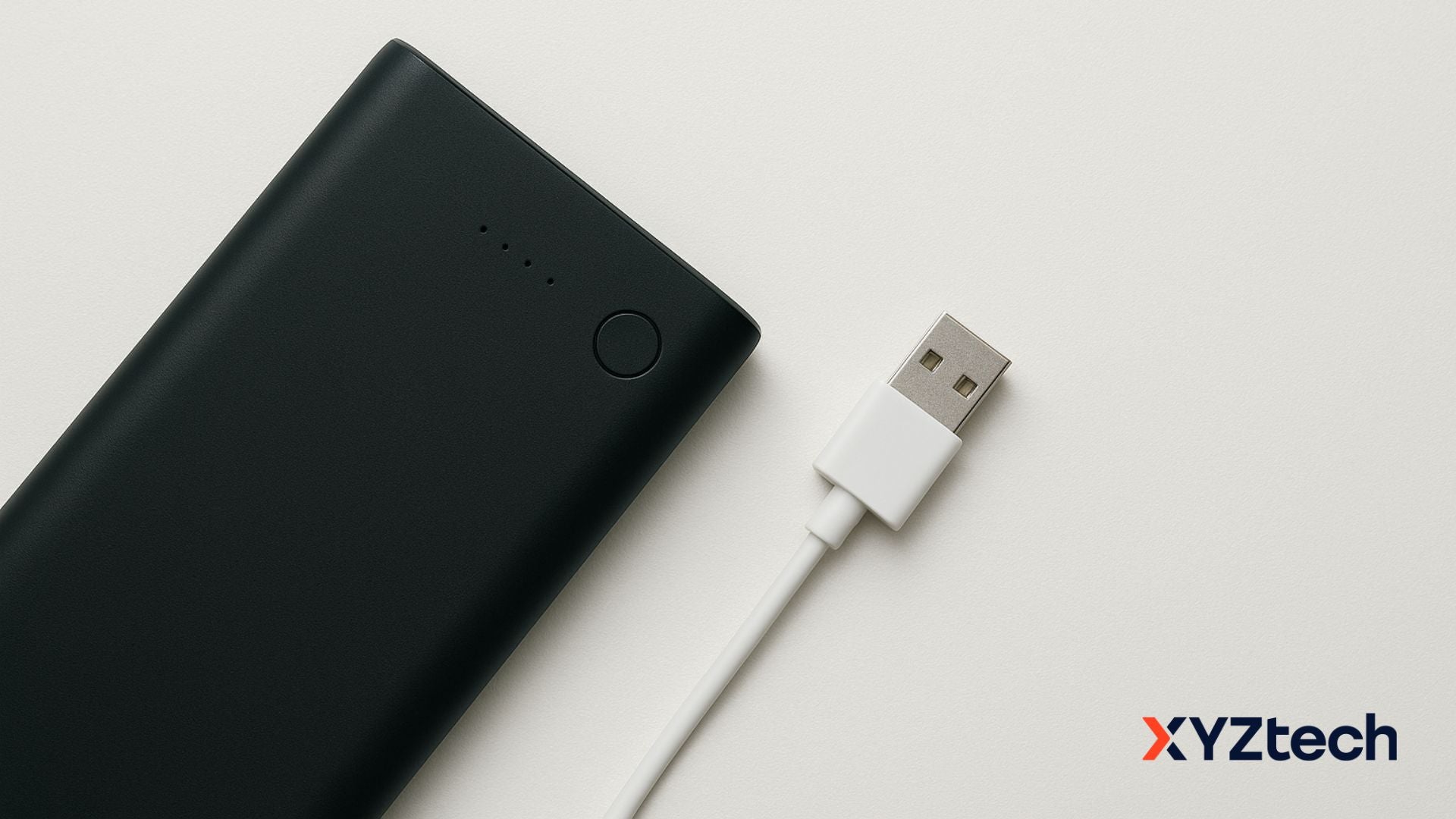 A power bank with a short circuit protection.