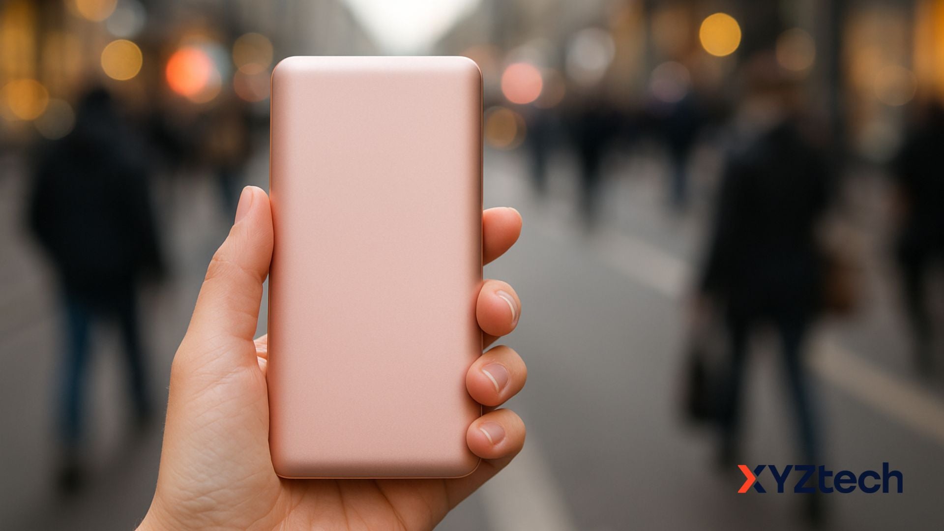 A 5,000 mAh Power Bank Rose Gold
