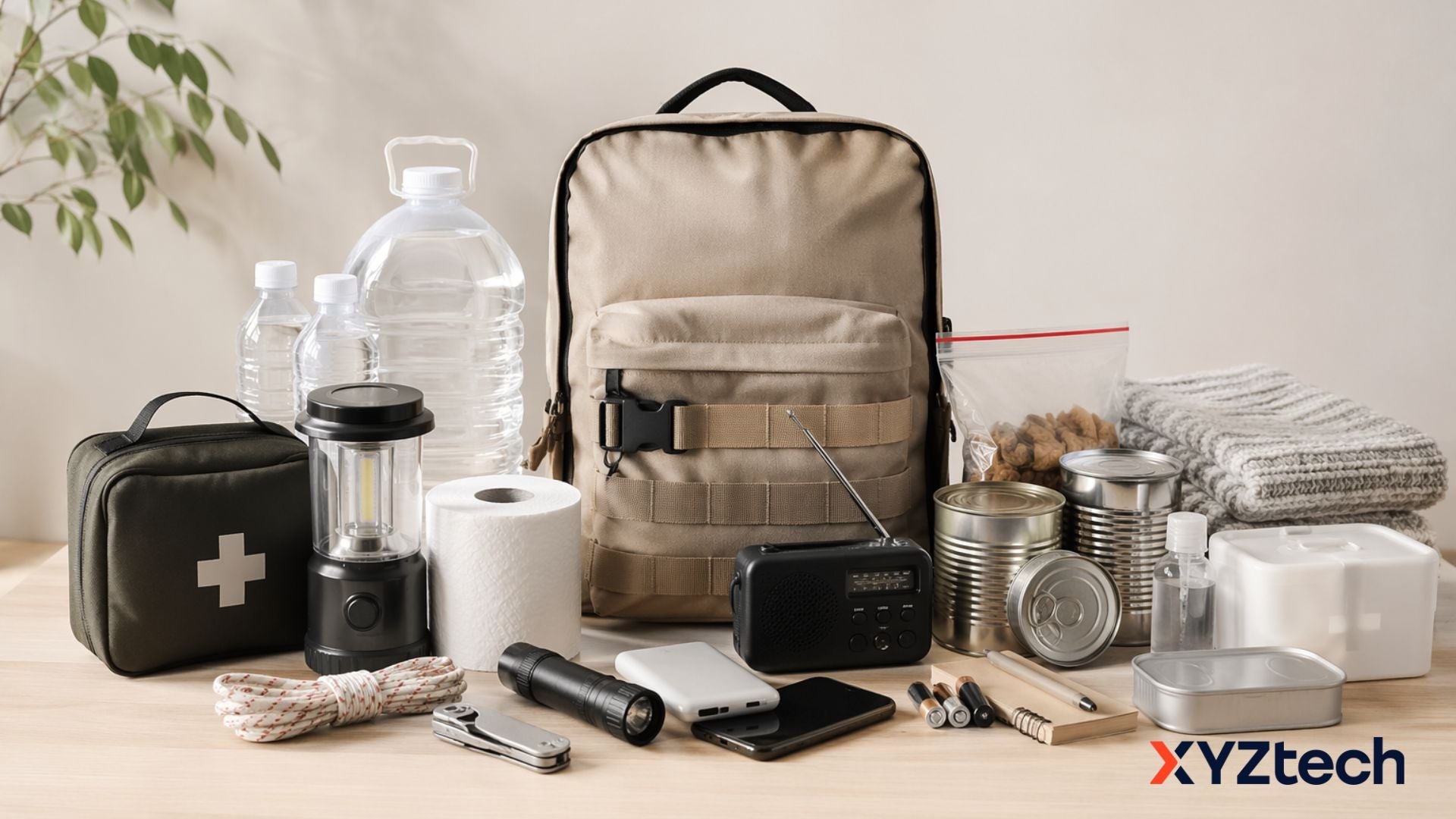 Blackout Emergency Kit: Power Backupd, Food Safety, Tools,etc