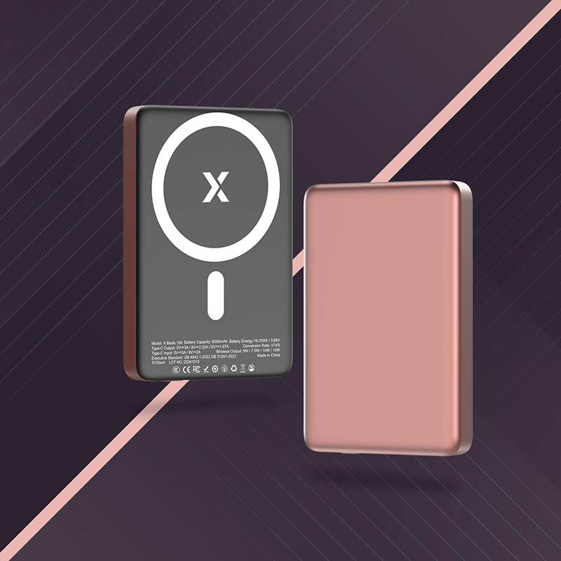 XYZtech X Blade 10K Wireless Power Bank - Rose Gold